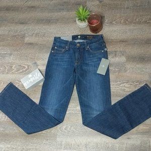 7 for all mankind | Dark Wash Skinny Jean | Sz 23